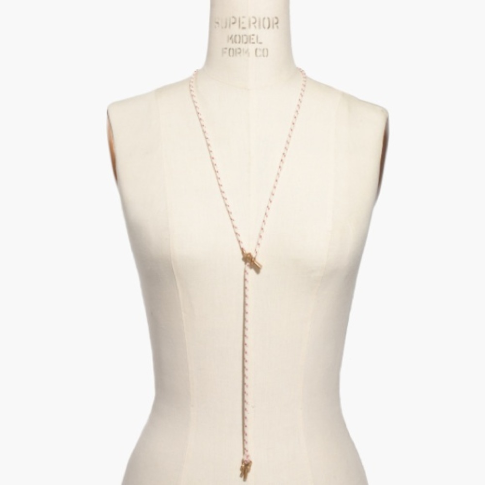 Madewell knotshine rope necklace